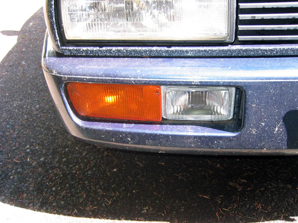 Installing Repaired Corrado Fog Light, Right Hand Side, no gap